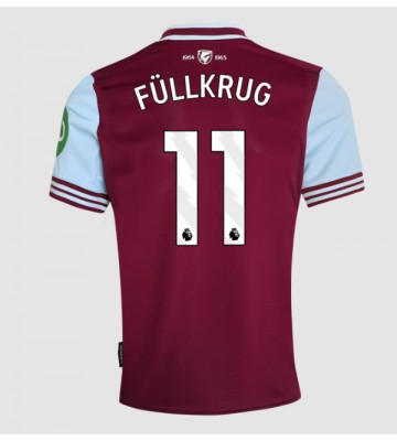 West Ham United Niclas Fullkrug #11 Replika Hjemmebanetrøje 2024-25 Kortærmet